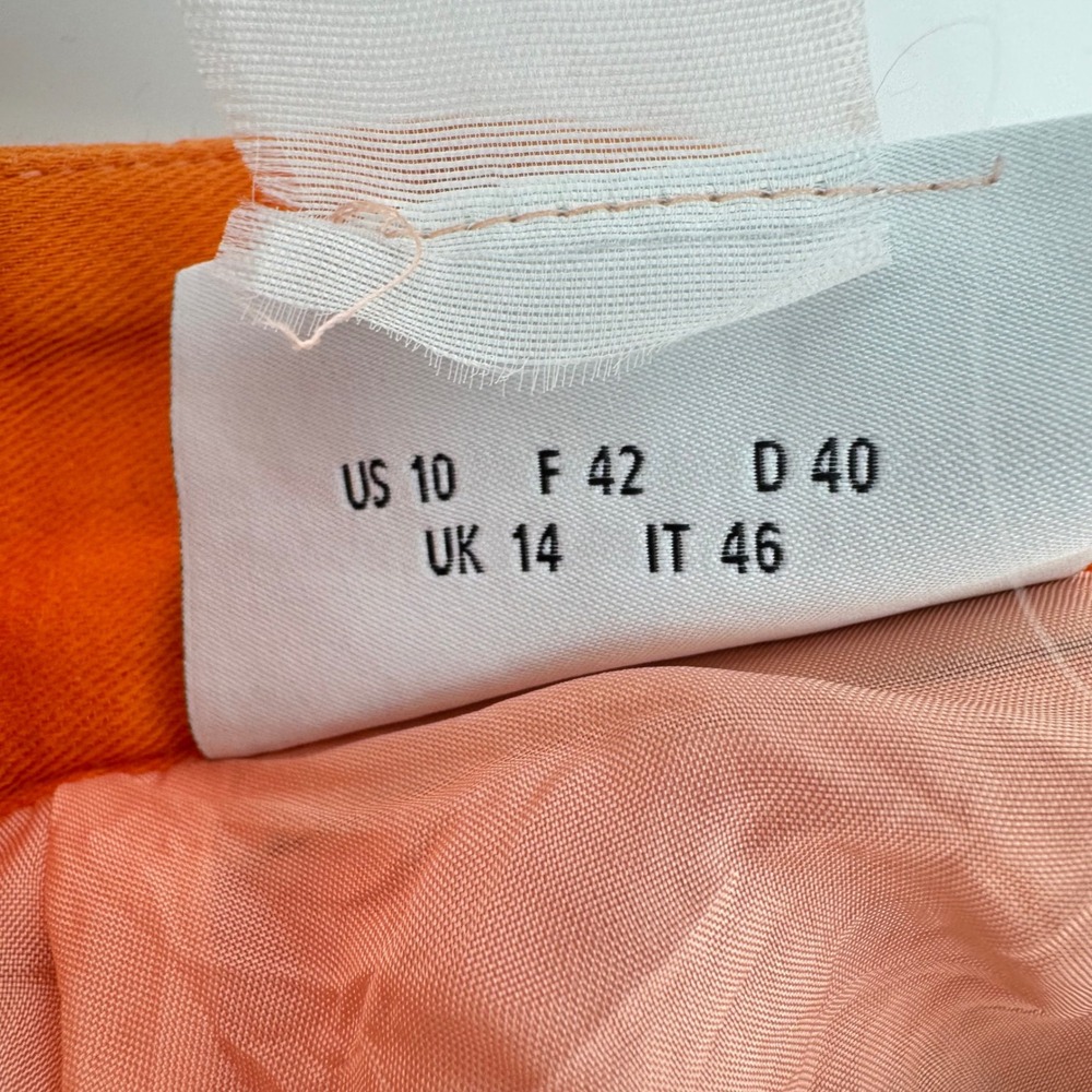 Akris Punto Striped A-Line Skirt Top Set Womens 10 Pleated Pockets‎ Designer - Picture 8 of 16